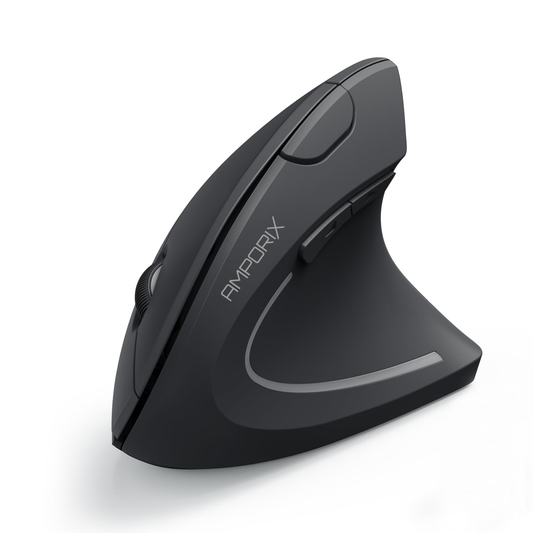 Souris Verticale Sans Fil - Design Ergonomique qui Réduit les Douleurs et Tensions du Poignet